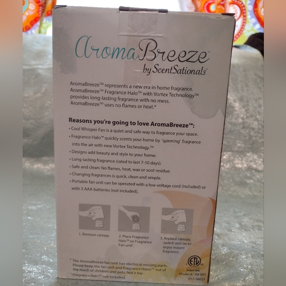 ScentSationals baseball Aromabreeze fan fragrance system diffuser - Picture 3 of 4